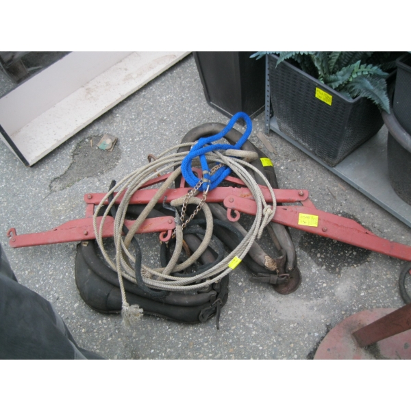 MISC. HORSE COLLARS, LASSO, ETC.