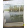 Image 2 : FRAMED NUMBERED PRINT "MOUNTAIN LAKE" 15/186, SIGNED