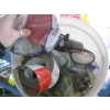 Image 2 : BUCKET W/MISC. TRAILER LIGHTS, REFLECTIVE TAPE, TROWELS, ETC.