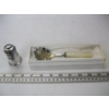 Image 1 : SERVING SPOON & A PEWTER SALT SHAKER