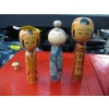 Image 1 : 3 KOKESHI DOLLS - VINTAGE, SIGNED
