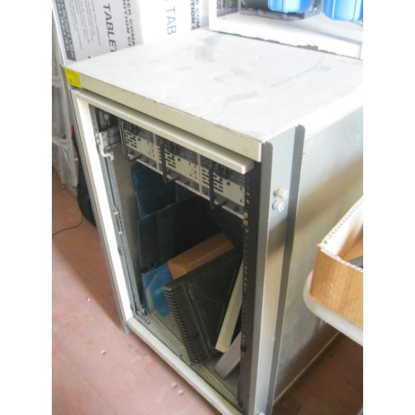 SERVER RACK UNIT W/MISC.