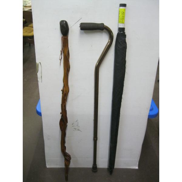 WALKING STICK CANE & UMBRELLA