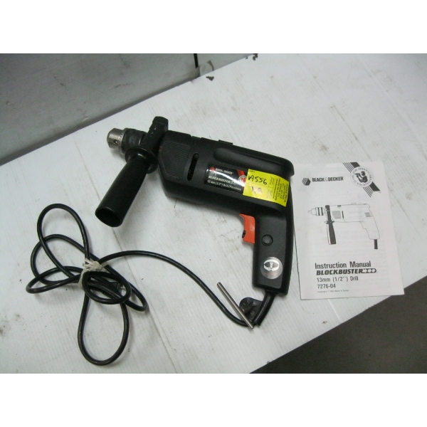 BLACK & DECKER 1/2" ELECTRIC DRILL