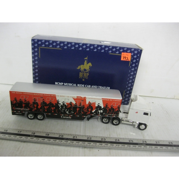 RCMP MUSICAL RIDE CAB & TRAILER