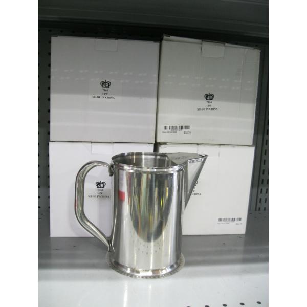 4 STAINLESS STEEL WATER PITCHERS