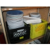 Image 1 : 2 BASKETS OF MISC. PLATES, ETC.