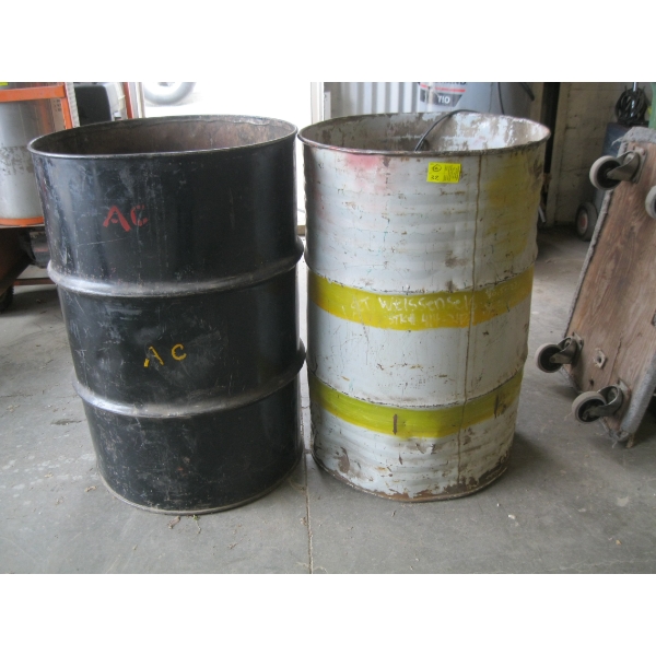 2 - 45 GAL DRUMS