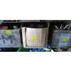 Image 1 : 3 CONTAINERS OF MISC. EXTENSION CORD, BOLTS, SM. VACUUM, ETC.
