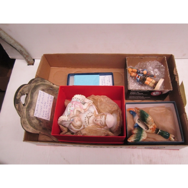 HUMMEL FIGURINE, LIGHTER, DUCK FIGURINE, ETC.