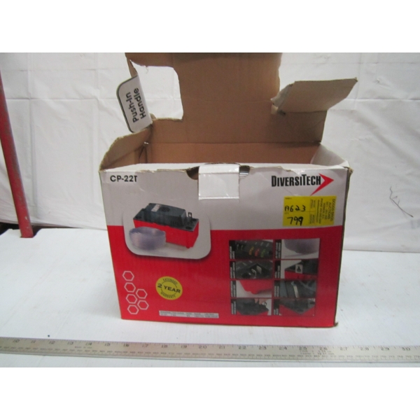 DIVERS TECH ELECTRIC PUMP, 22' OF LIFT