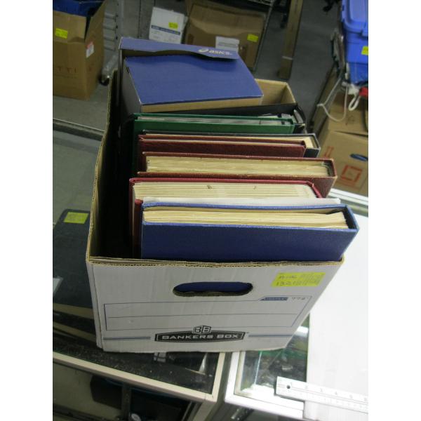 WORLD WIDE STAMPS - ASST. ALBUMS, BOX, ETC. MANY 100s
