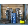 Image 1 : PAIR OF BOOKENDS & 3 BOOKS