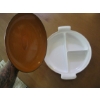 Image 2 : 2 CAST OVER ENAMEL DISHES