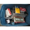 Image 1 : PLASTIC BIN W/MISC. CONTENTS: PULLER SET, AUTOMOTIVE ACCESS., ETC.