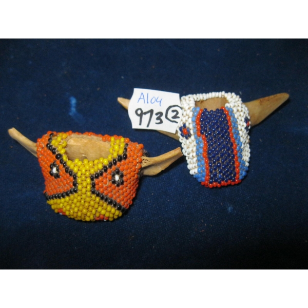 2 BEADED SCARF SLIDES