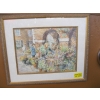 Image 1 : FRAMED PRINT OF GARDEN SCENE
