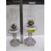 Image 2 : 2 OIL LANTERNS - MAUVE GLASS