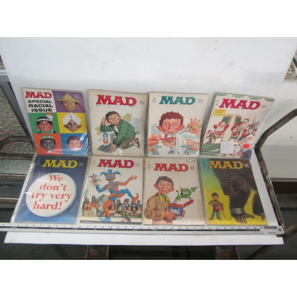 8 1967 EDITIONS OF MAD MAGAZINE
