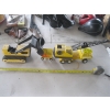 Image 1 : 2 TONKA TOYS - CRANE & TRACTOR & SM. BAGGAGE CART