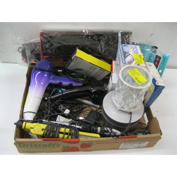 MISC. CURLING IRONS, HAIR EXTENSIONS, BLOW DRYERS, ETC.