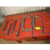Image 1 : 4 LARGE C-CLAMPS