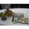 Image 1 : GERMAN TAPES, SM. CLOCK, DECANTER, ETC.