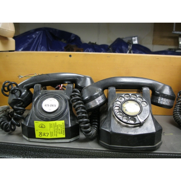 2 BAKELITE TELEPHONES