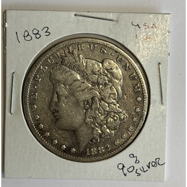1883 U.S. $1 COIN - 90% SILVER