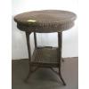 Image 1 : ANTIQUE WICKER TABLE
