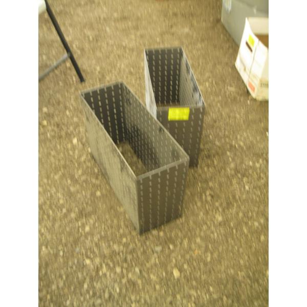 2 METAL FILE HOLDERS