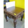 Image 3 : END TABLE W/SPIRAL LEGS & DRAWER