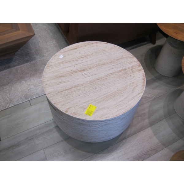 MATCHING MARBLE LOOK END TABLE