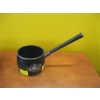 Image 2 : DOUBLE DORRY SINGING BOWL BRASS ETCHED DESIGN & A VINTAGE TOLE PAINT POT W/HANDLE