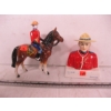 Image 1 : 2 RCMP FIGURINES - 1 ON HORSE