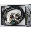 Image 1 : NAVAJO BOLO TIE W/BRONC RIDER