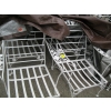 Image 4 : SET OF 4 WROUGHT IRON PATIO CHAIRS W/SEAT CUSHIONS ONLY
