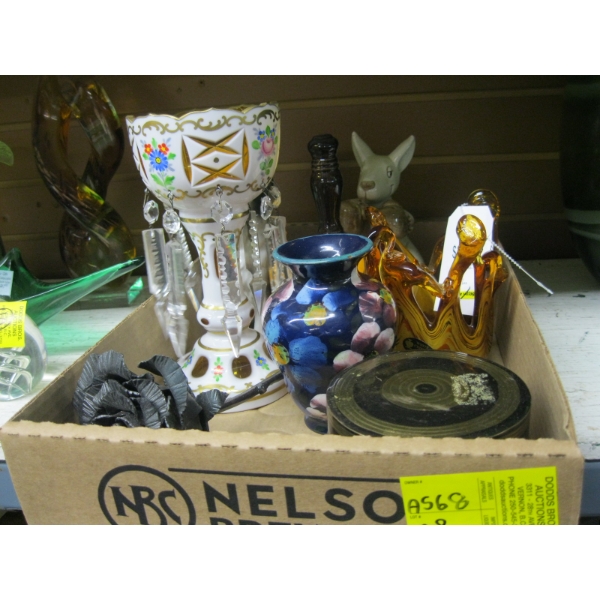 MISC. VASES, CANDLEHOLDERS, ETC.