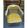 Image 3 : HEAVY OAK ANTIQUE OFFICE CHAIR