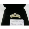 Image 3 : LADIES 10KT RING W/DIAMONDS - 2.5G - SZ 9