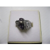 Image 3 : SILVER RING W/AMETHYST STONE, SZ 6 3/4