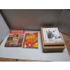 Image 2 : MISC. CARTOON BOOKS, DRAWING CASES, PLASTIC STORAGE BIN, ETC.