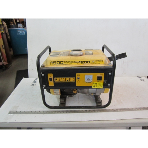 CHAMPION 1500W GENERATOR