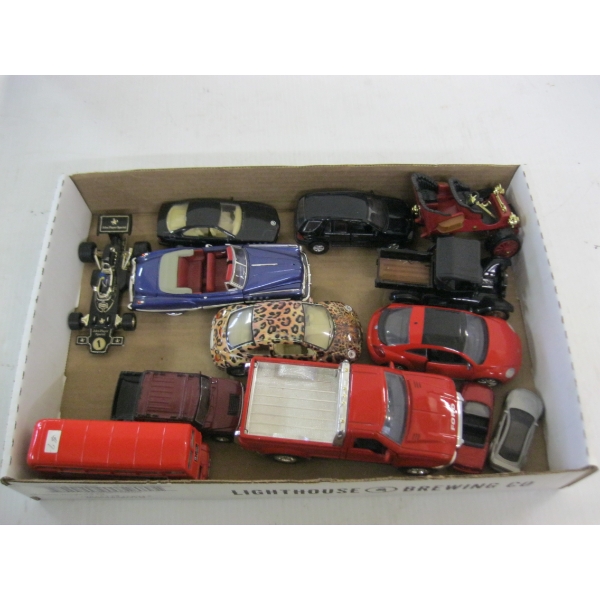 SMALL DIECAST VEHICLES - CARS, TRUCKS, BUS, ETC.