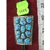 Image 2 : NAVAJO BOLO TIE W/TURQUOISE STONES