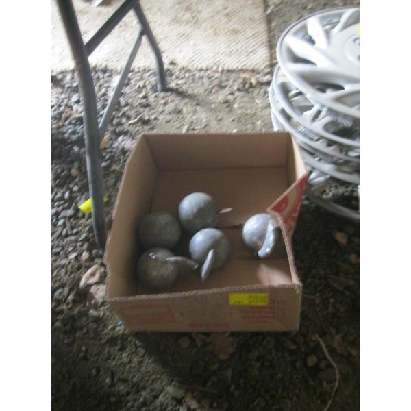 5 DOWNRIGGER WEIGHTS