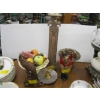 Image 1 : MISC. GLASS VASE, CERAMIC FRUITBOWL, CANDLEHOLDERS, ETC.