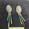 Image 9 : SILVER & TURQUOISE EARRINGS & SILVER MARKED STERLING DANGLE EARRING