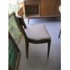 Image 5 : WOODEN TABLE, 4 CHAIRS, SIDEBOARD & LEAF