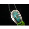 Image 2 : NAVAJO BOLO TIE W/TURQUOISE STONE